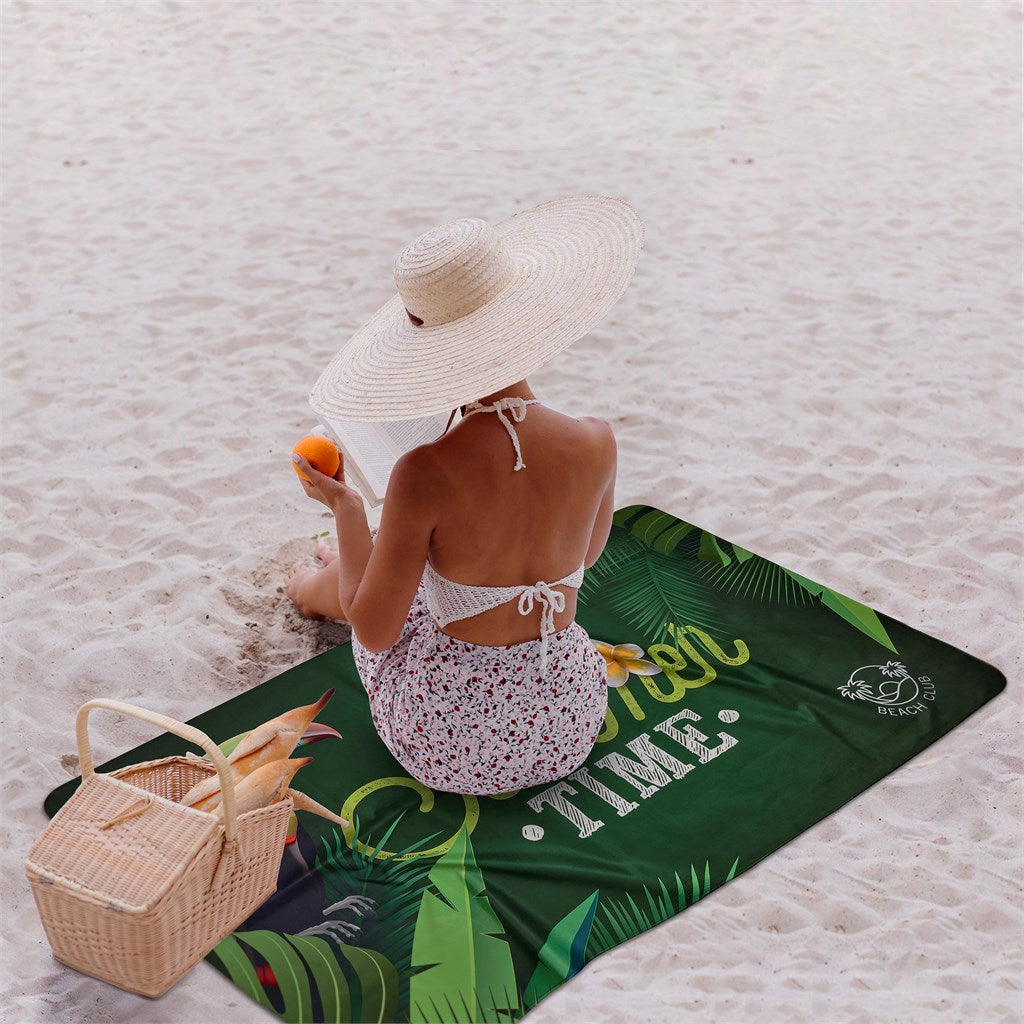 Pre-Printed Sample Hoppla Hula Beach Towel - Single Sided Branding